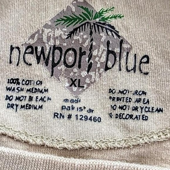 NEWPORT BLUE FAMOUS "BACK ALLEY CHOP SHOP" T- SHIRT XL - Picture 5 of 5